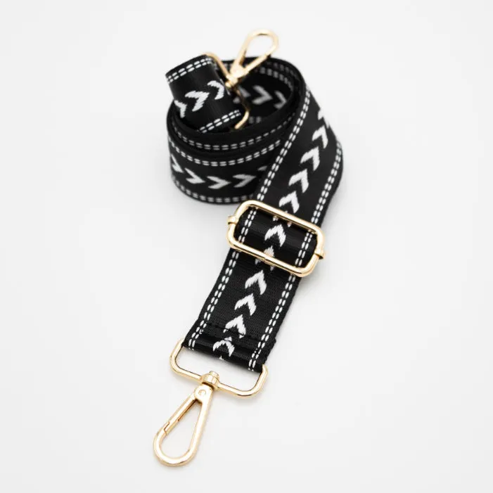 Onyx Arrow Woven Strap