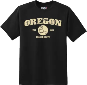 Oregon State Vintage Retro Hometown America Gift T Shirt New Graphic Tee