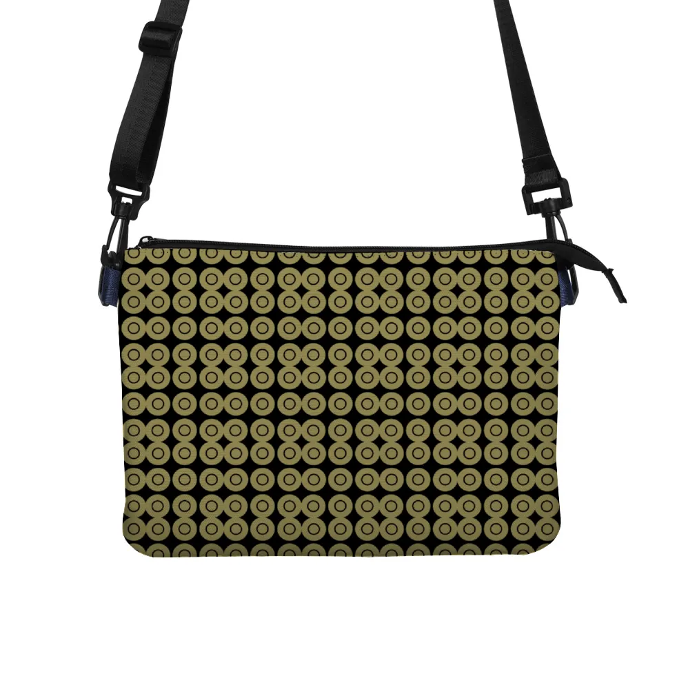 Origen Destination Shoulder Messenger (Blk-Gold-Sand)