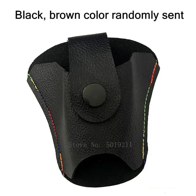 Outdoor Sports Steel Ball Slingshot Bag with Durable Leather Material - Multifunctional Hunting Package