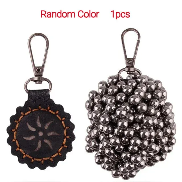 Outdoor Sports Steel Ball Slingshot Bag with Durable Leather Material - Multifunctional Hunting Package
