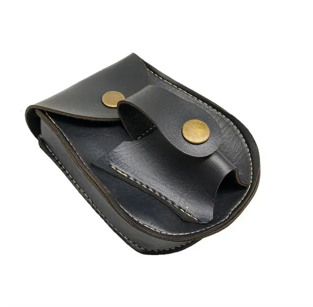 Outdoor Sports Steel Ball Slingshot Bag with Durable Leather Material - Multifunctional Hunting Package