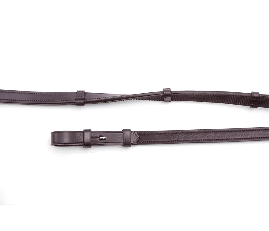 PEI Salvatore Rubber & Leather Grip Reins