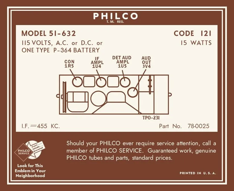 PHILCO-51-632