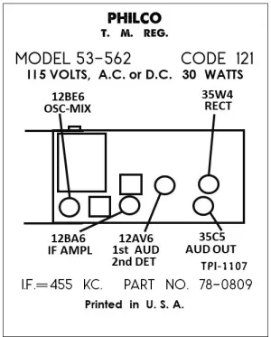 PHILCO-53-562