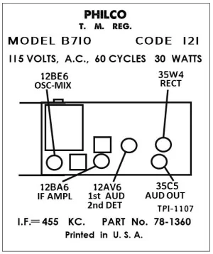 PHILCO-B710