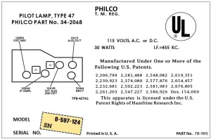 PHILCO-D597