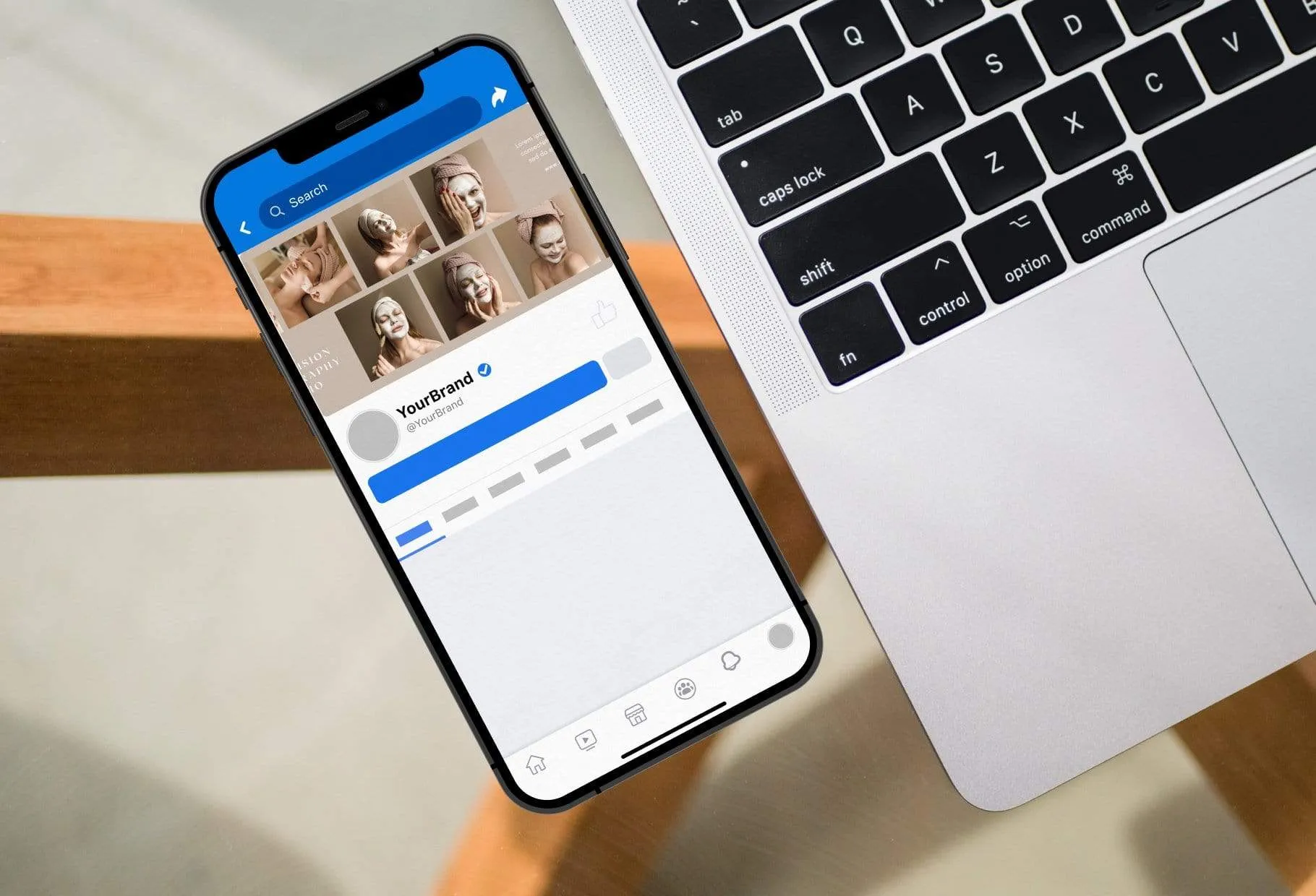 Photovision Facebook Cover for Photographers Editable Canva Template