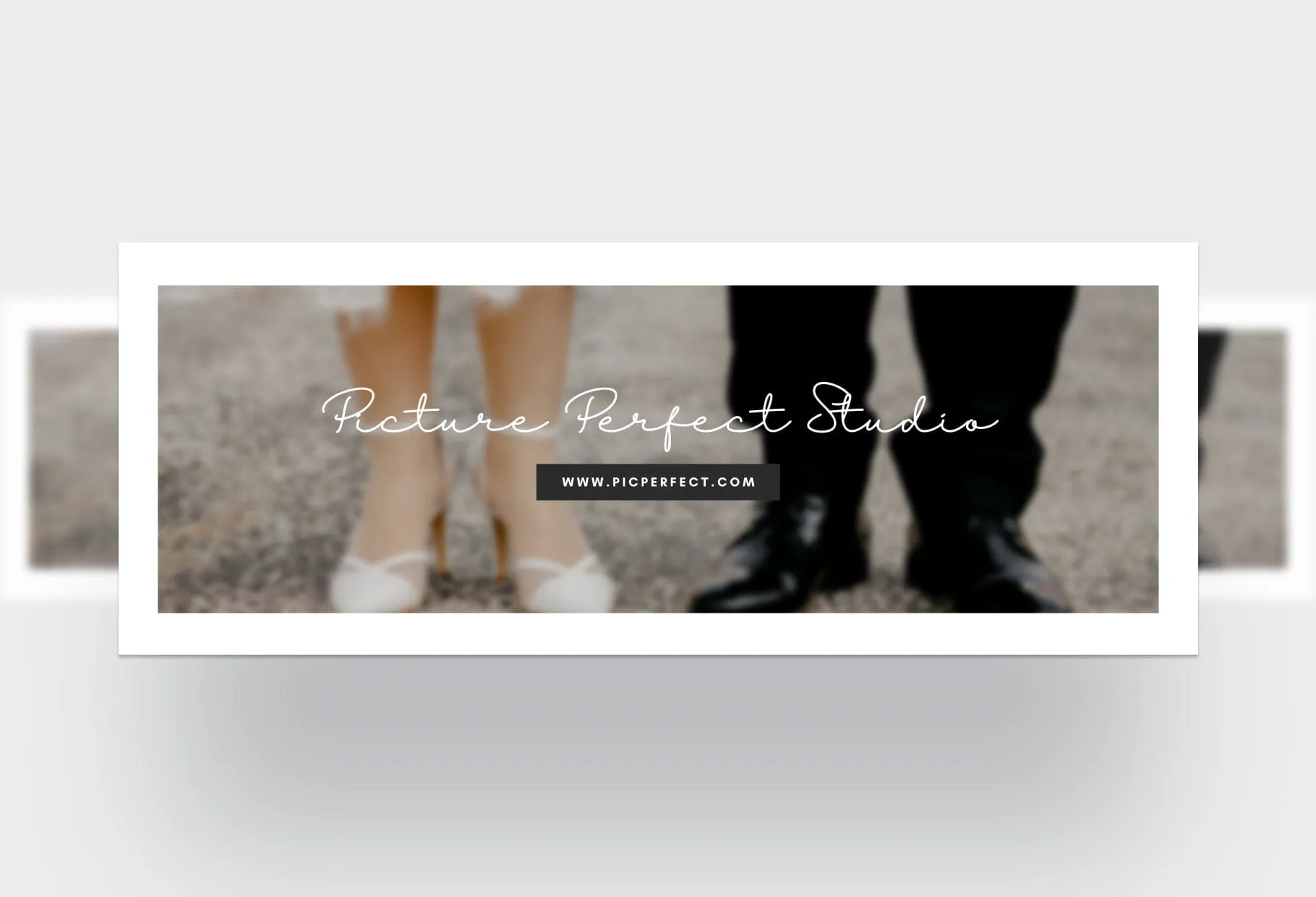 Picture Perfect Studio Facebook Cover for Photographers Editable Canva Template