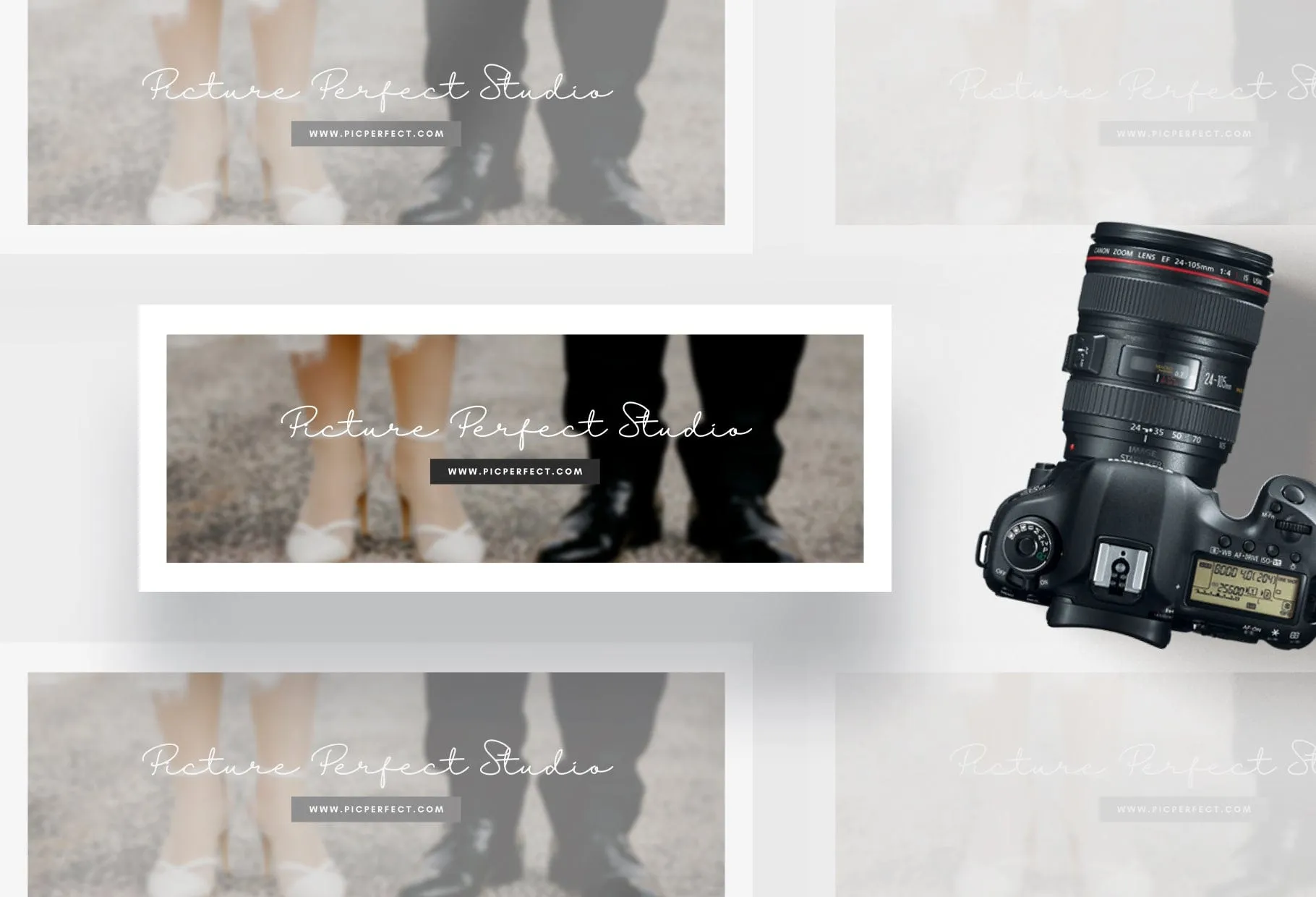 Picture Perfect Studio Facebook Cover for Photographers Editable Canva Template