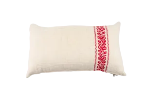 Pillow: Handwoven antique Hungarian hemp - P078