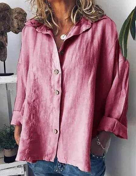 Plus size women's retro shirt