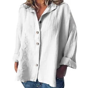 Plus size women's retro shirt