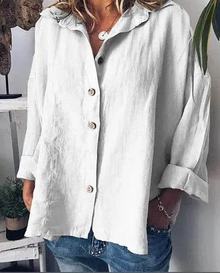 Plus size women's retro shirt