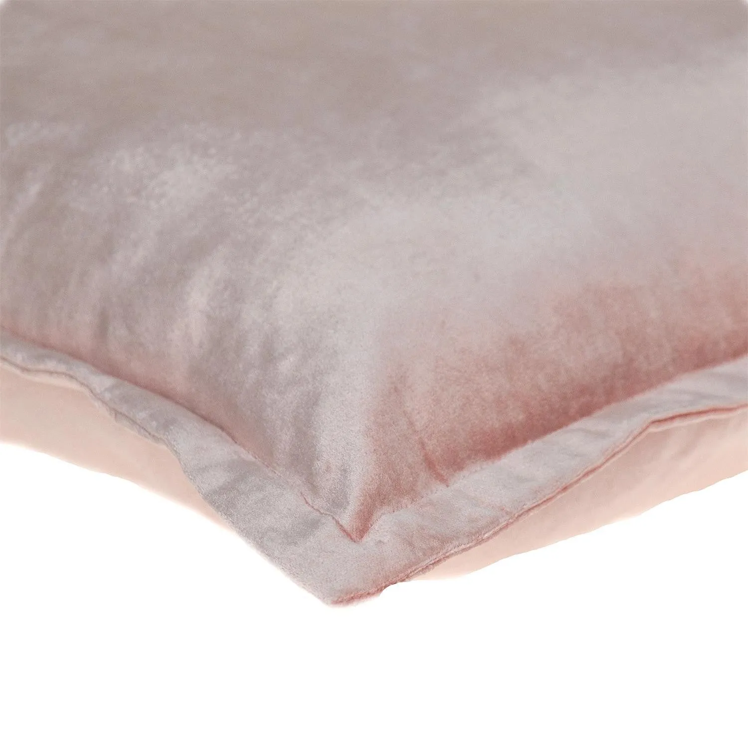 Premier 20" Soft Touch Metallic Pink Solid Color Accent Pillow