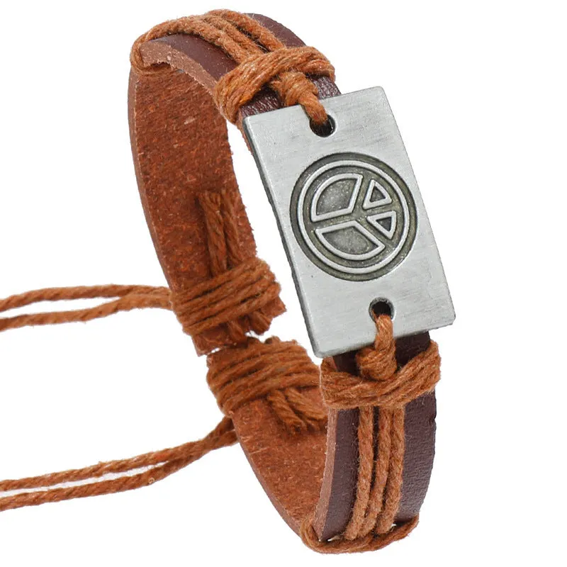 Pulseira Retro de Couro