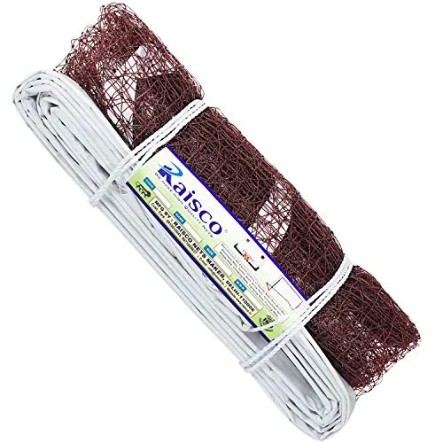 Raisco 716F Nylon Special Four Side Tape Badminton Net (Brown)