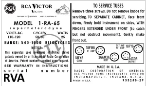 RCA-1RA65