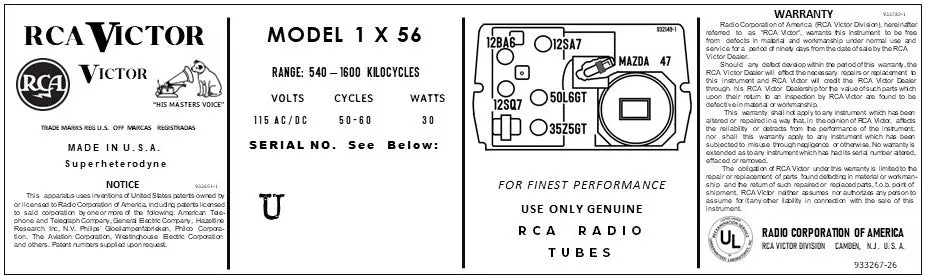 RCA-1X56-CH-1104