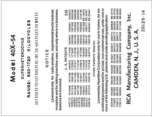 RCA-40X54