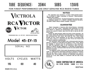RCA-45EY15