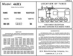 RCA-46X3