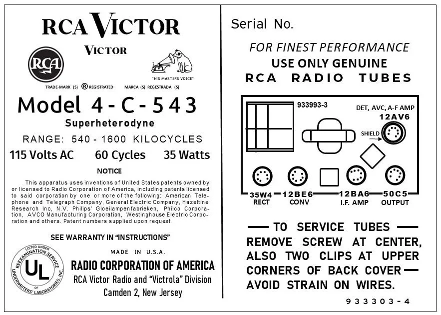 RCA-4C543
