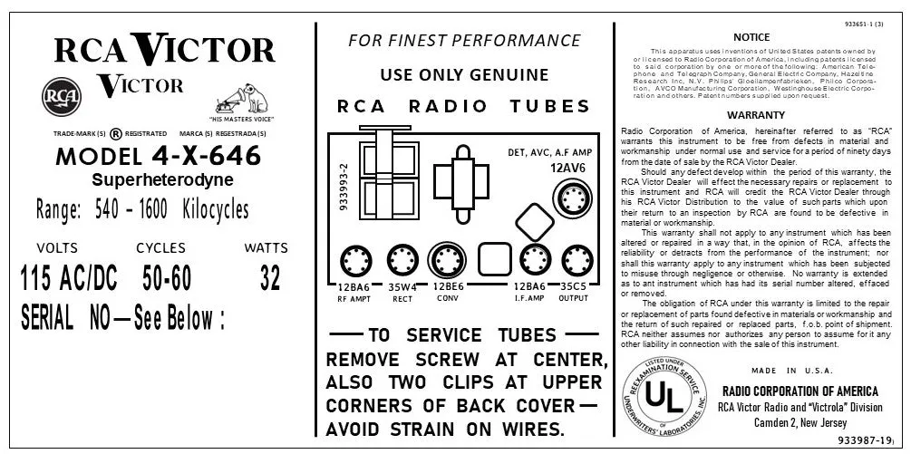 RCA-4X646