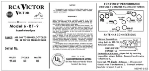 RCA-6-RF-9
