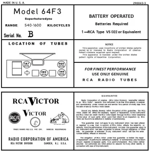 RCA-64F3