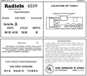 RCA-65X9