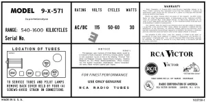 RCA-9X571