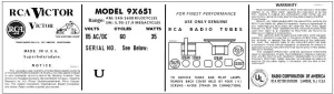 RCA-9X651