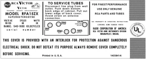 RCA-RFA15ZX