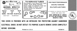 RCA-RFD11V