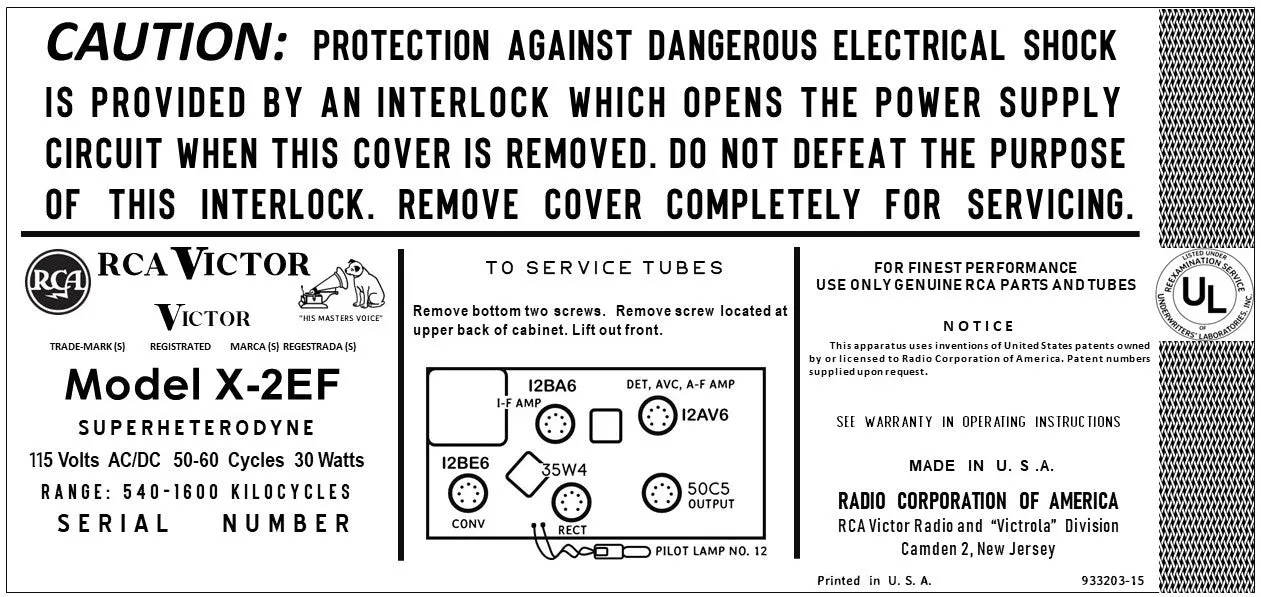 RCA-X2EF