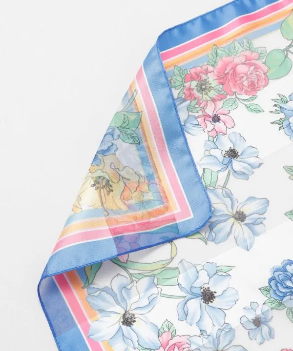 Retro Like Floral Scarf