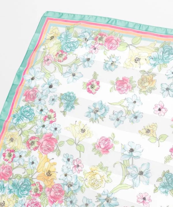 Retro Like Floral Scarf