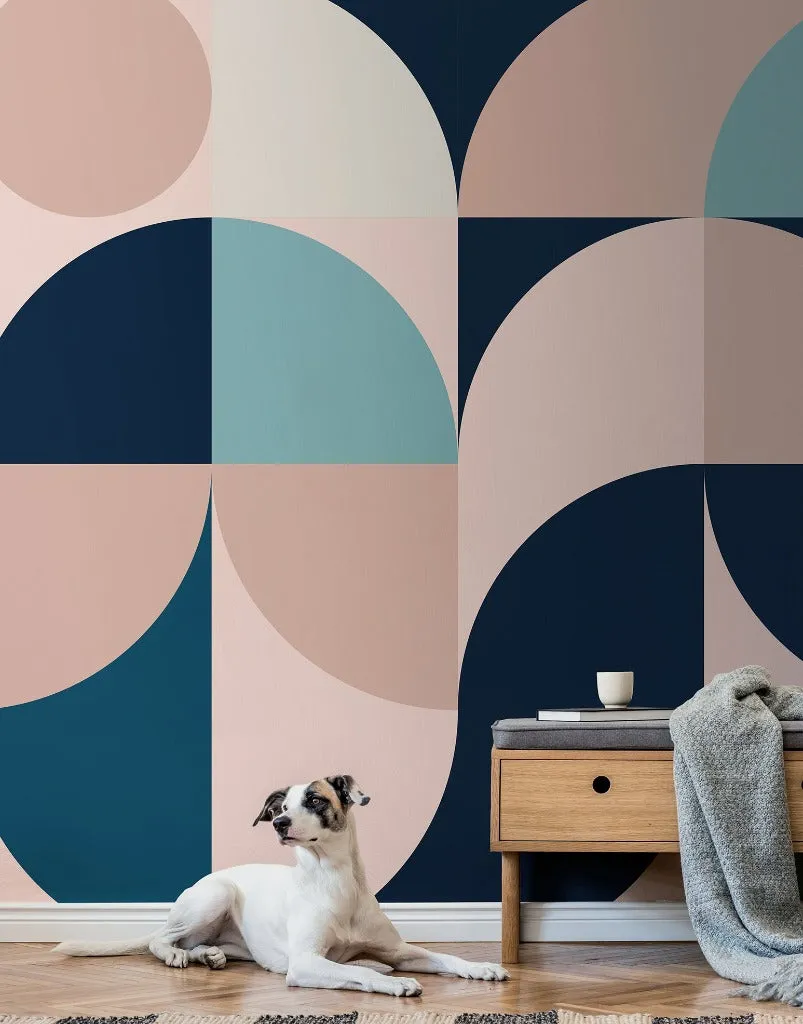 Retro Style 60s Mural Wallpaper