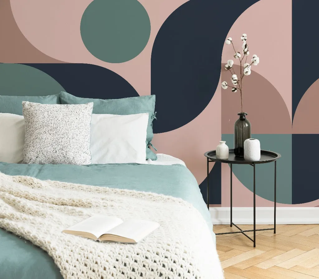 Retro Style 60s Mural Wallpaper