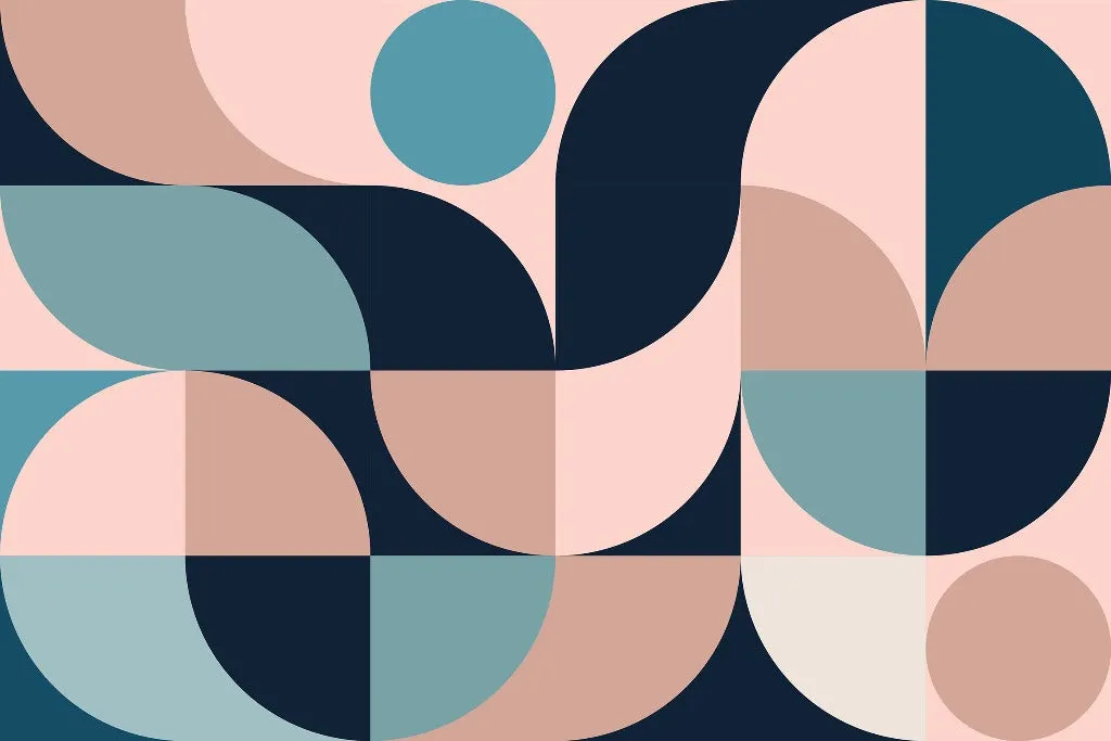 Retro Style 60s Mural Wallpaper