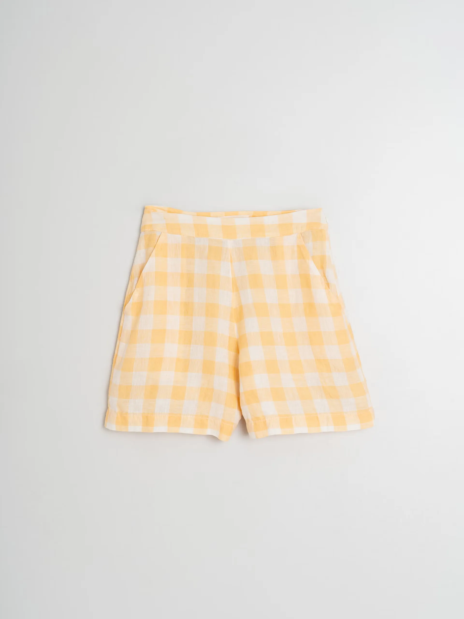 Retro Vichy Shorts Tangerine
