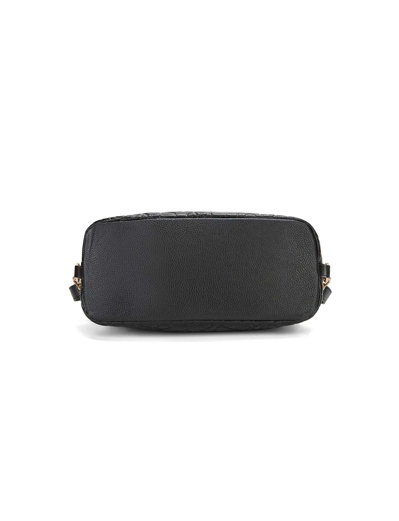 ROSANNA LEATHER CONVERTIBLE BACKPACK- E1-0839-BLK