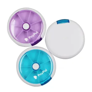 Rotating Pill Box With 7 Compartments
