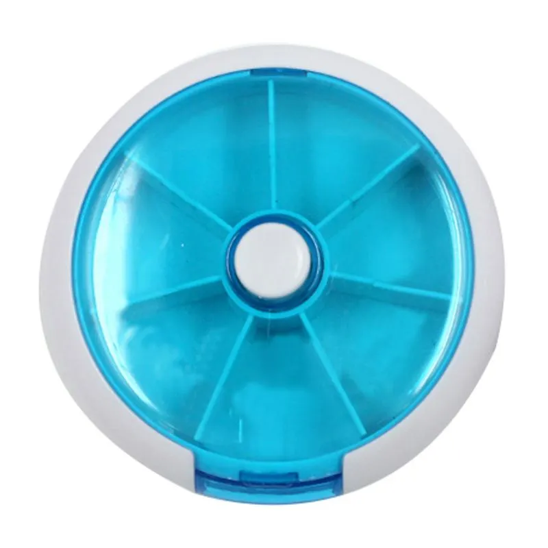 Rotating Pill Box With 7 Compartments