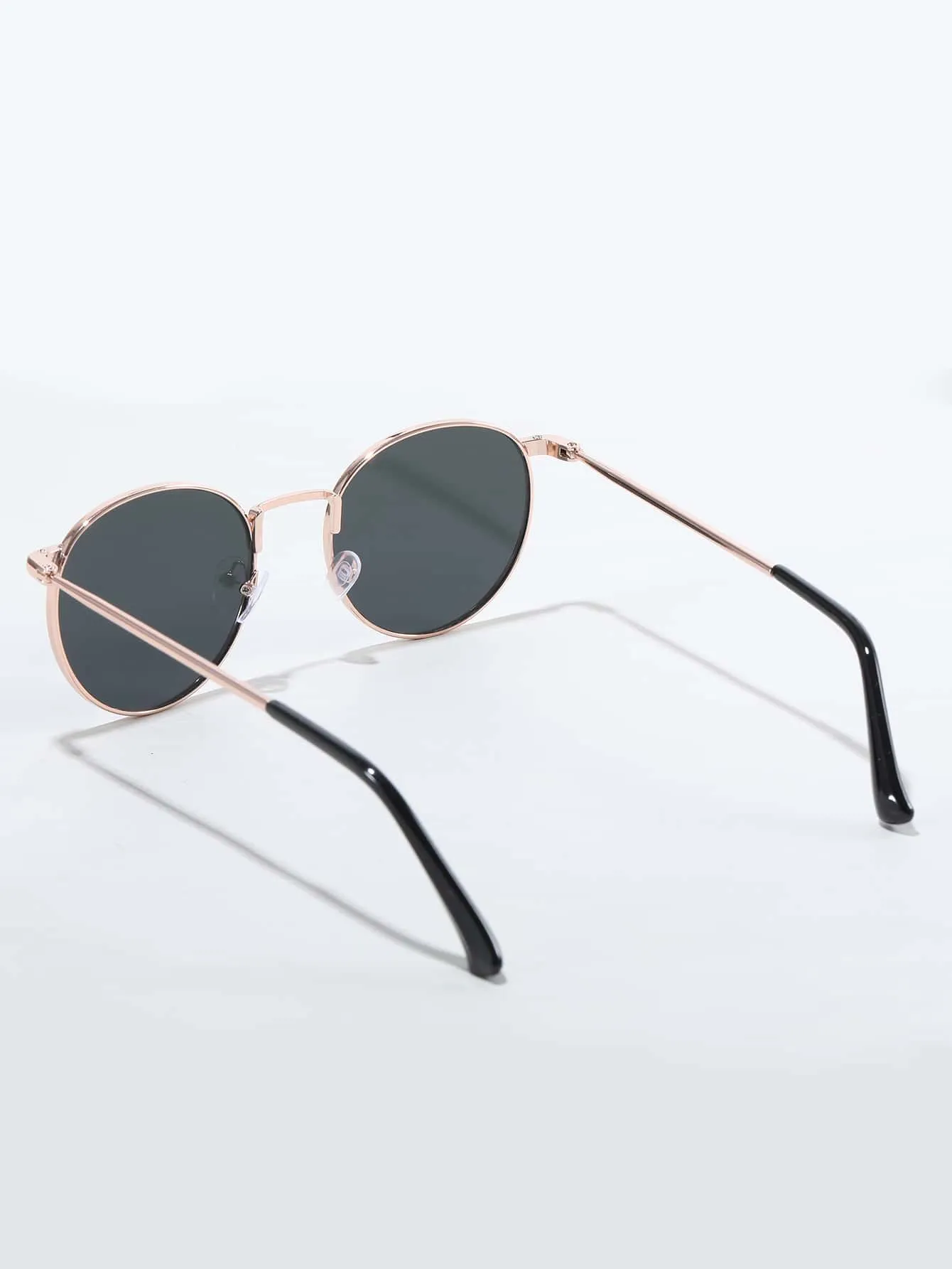 Round Metallic Fashion Sunglasses