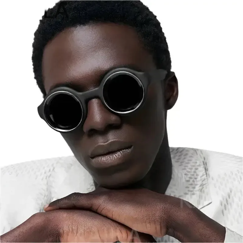 Round Steampunk Sunglasses