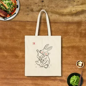 Sake Rabbit Tote Bag
