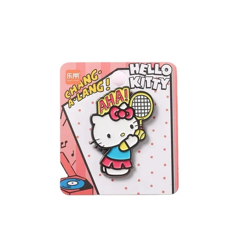 Sanrio Sport Days Character Badges (Hello Kitty | Kuromi | Pochacco | Cinnamoroll)