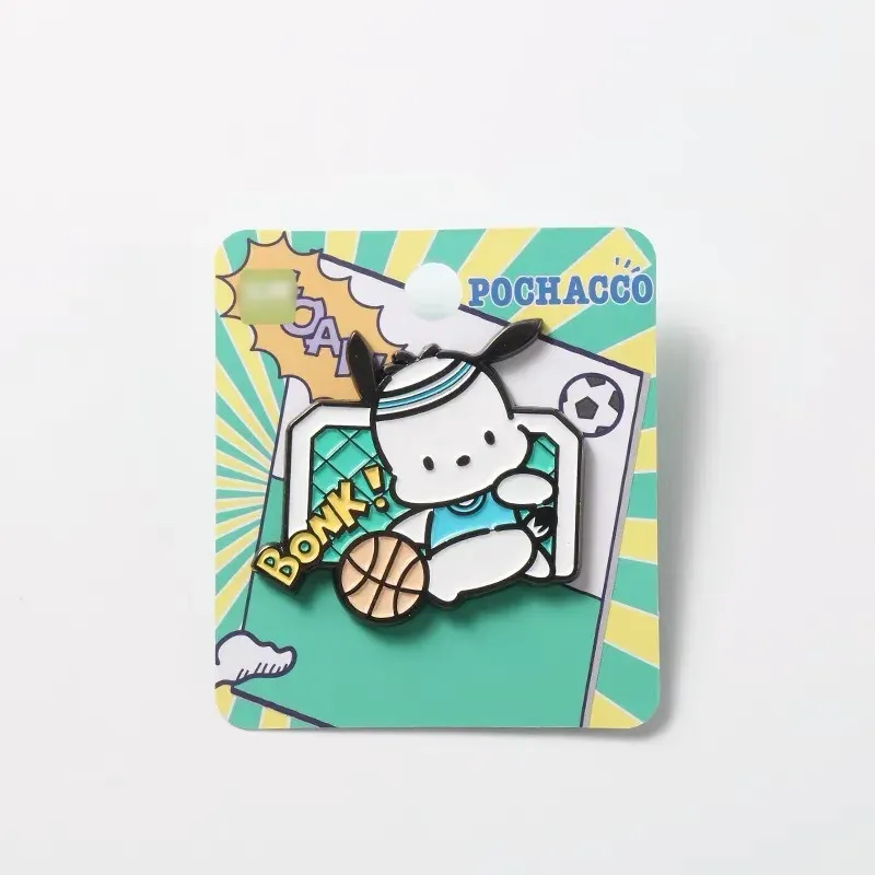 Sanrio Sport Days Character Badges (Hello Kitty | Kuromi | Pochacco | Cinnamoroll)